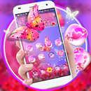 Flower Butterfly LauncherTheme APK