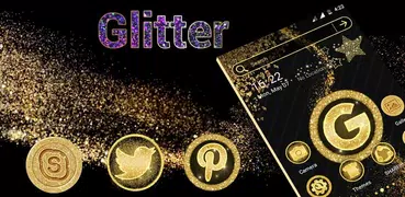 Glitter Launcher Theme