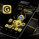 Gold Feather Launcher Theme icône