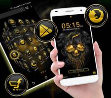 Gold Skull Launcher Theme screenshot 3