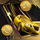 Golden Car Launcher Theme иконка