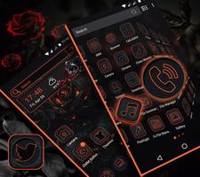 Gothic Rose Launcher Theme Affiche