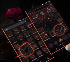 Gothic Rose Launcher Theme capture d'écran 2