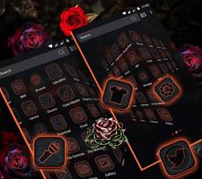 Gothic Rose Launcher Theme capture d'écran 3