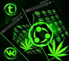 Green Leaf Launcher Theme Cartaz