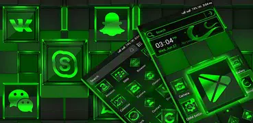 Green Light Launcher Theme