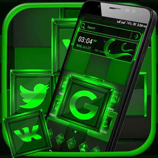 Green Light Launcher Theme