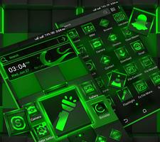 Green Light Launcher Theme syot layar 3