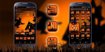 Halloween Dark Night Theme الملصق