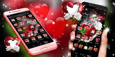 Love Heart Launcher Theme imagem de tela 1