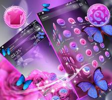 Pink Rose Launcher Theme اسکرین شاٹ 2