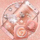 Rose Gold Launcher Theme ไอคอน