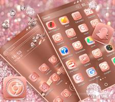 Rose Gold Launcher Theme screenshot 2