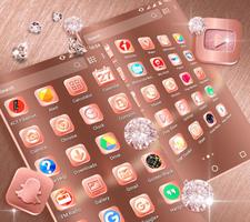 Rose Gold Launcher Theme ภาพหน้าจอ 3