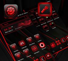 Red Black Launcher Theme screenshot 3