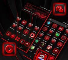 Red Black Launcher Theme Screenshot 1