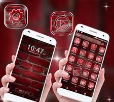Red Brick Launcher Theme screenshot 3