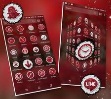 Red Leaves Launcher Theme poster