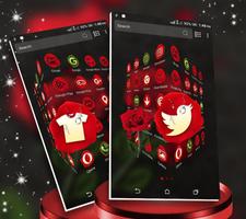 Rose in Black Launcher Theme poster