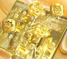 Golden Rose Launcher Theme اسکرین شاٹ 3