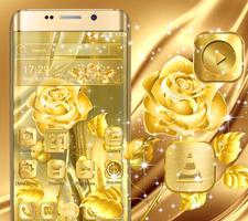 Golden Rose Launcher Theme پوسٹر