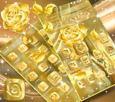 Golden Rose Launcher Theme captura de pantalla 2