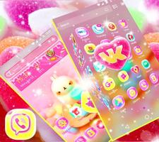 Candy Launcher Theme plakat