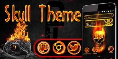 برنامه‌نما Skull Launcher Theme عکس از صفحه