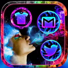 download Smoke Colors Launcher Theme APK