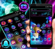 Smoke Colors Launcher Theme capture d'écran 3