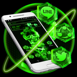 Smoke Skull Launcher Theme أيقونة