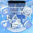 Ice Snow Launcher Theme icône