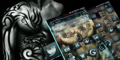 Tattoo Launcher Theme ảnh chụp màn hình 2