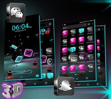 3D Icon Launcher Theme تصوير الشاشة 1