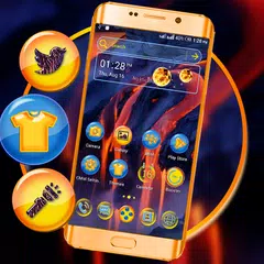 Volcano Hill Launcher Theme APK download
