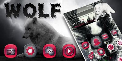 Wolf Launcher Theme captura de pantalla 2