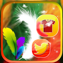 Yellow Feather Launcher Theme APK