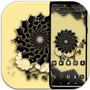APK Black Mandala Flower Theme
