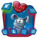 APK Cartoon Bunny Launcher Theme