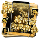 APK Luxury Gold Flower Theme