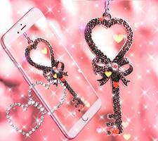 Valentine Love Lock Live Wallpaper screenshot 1