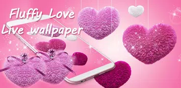 Rosa soffice amore cuore Live Wallpaper