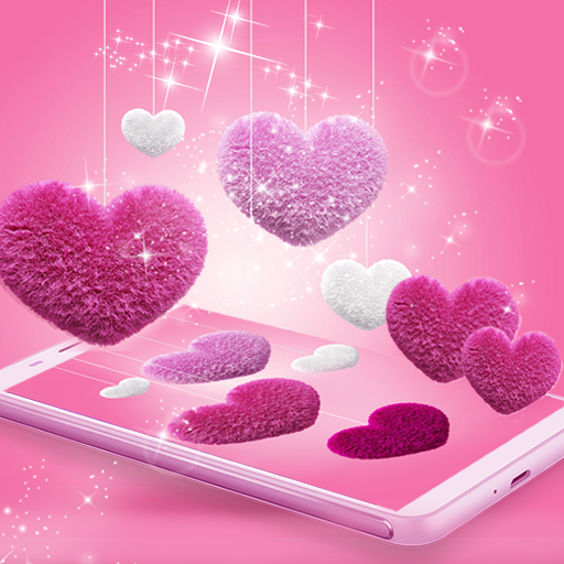 Rosa soffice amore cuore Live Wallpaper