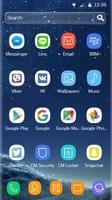Thème de la nuit pour GalaxyS8 capture d'écran 1