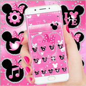 Pink Diamond Minnie theme icon