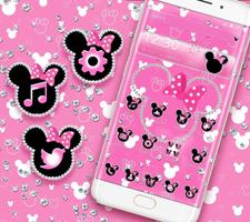 Pink Diamond Minnie theme 스크린샷 1