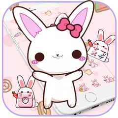 Cute Pink Kitty Theme APK download