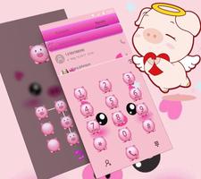Pink Cute Piggy تصوير الشاشة 2