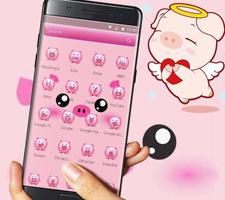 Pink Cute Piggy تصوير الشاشة 3