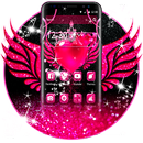 Rosa Engel Liebe Thema APK